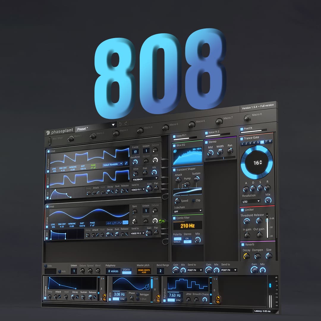 Creació d'un 808 amb Kilohearts Phase Plant