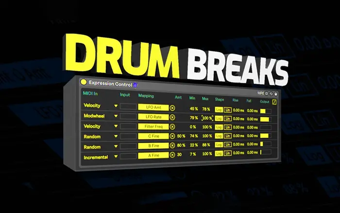 Variacions i grooves de bateria amb Expression Control