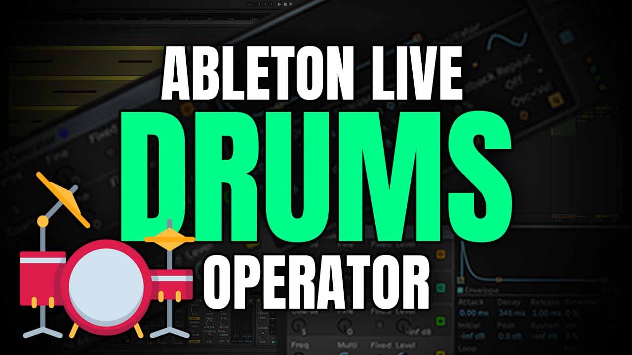 Síntesis: crear un bombo, caixa, i charles amb Operator